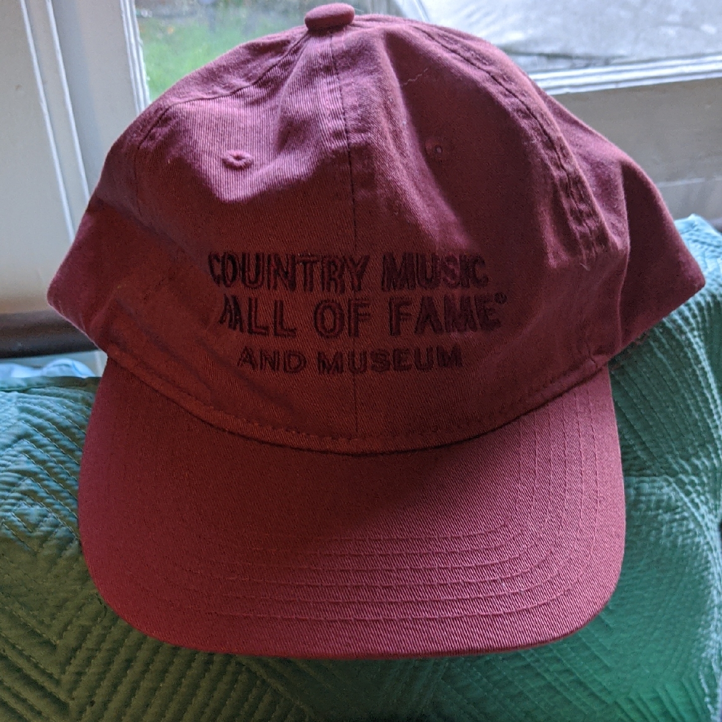 Country Music Hall Of Fame Maroon Cap Country Music Hall Of Fame Maroon Cap